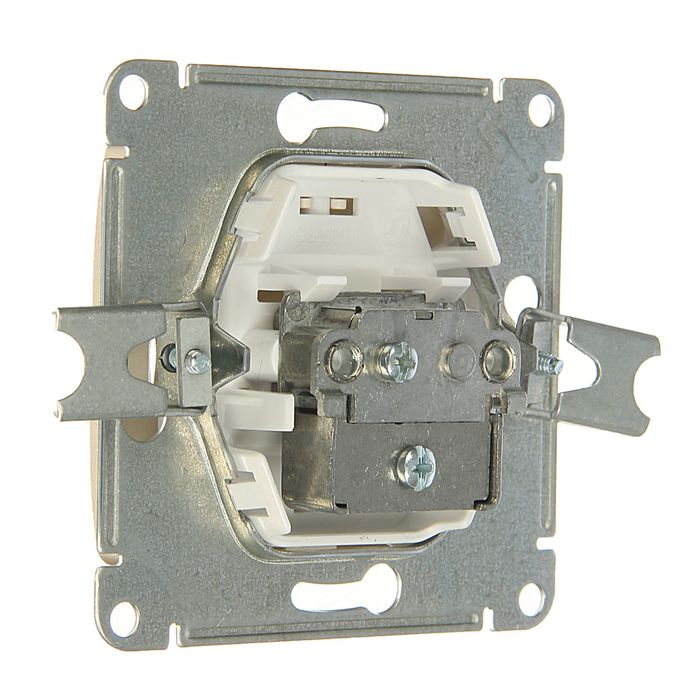 Розетка телевизионная "Glossa" SchE GSL000491, скрытая, оконечная, 1DB, цвет титан