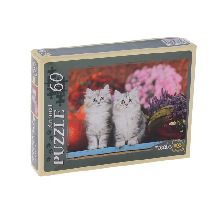 Пазлы "Милые котята", 60 элементов