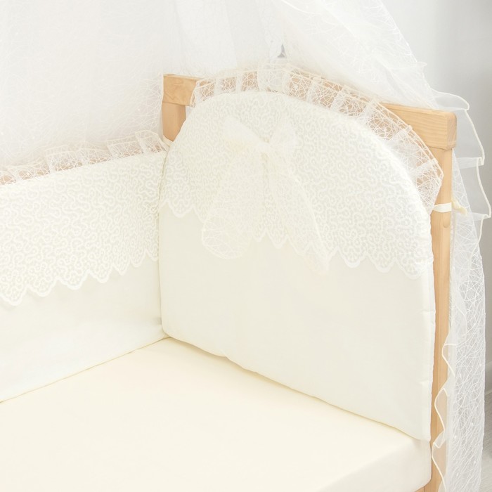 Комплект в кроватку (7 предметов) "Версаль", цвет молочный 210