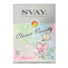 

Чай чёрный, подарочный Svay Variety Spring, 24 пирамидки