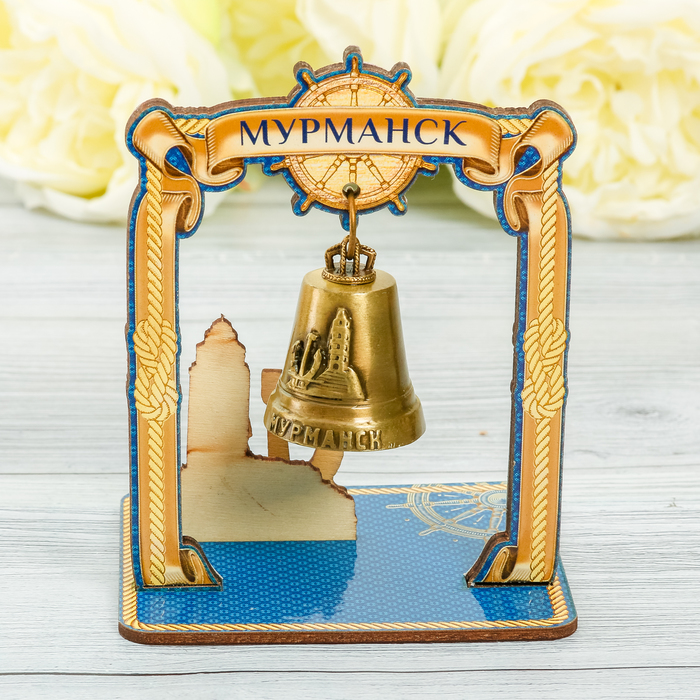 Колокольчик в рамке «Мурманск»