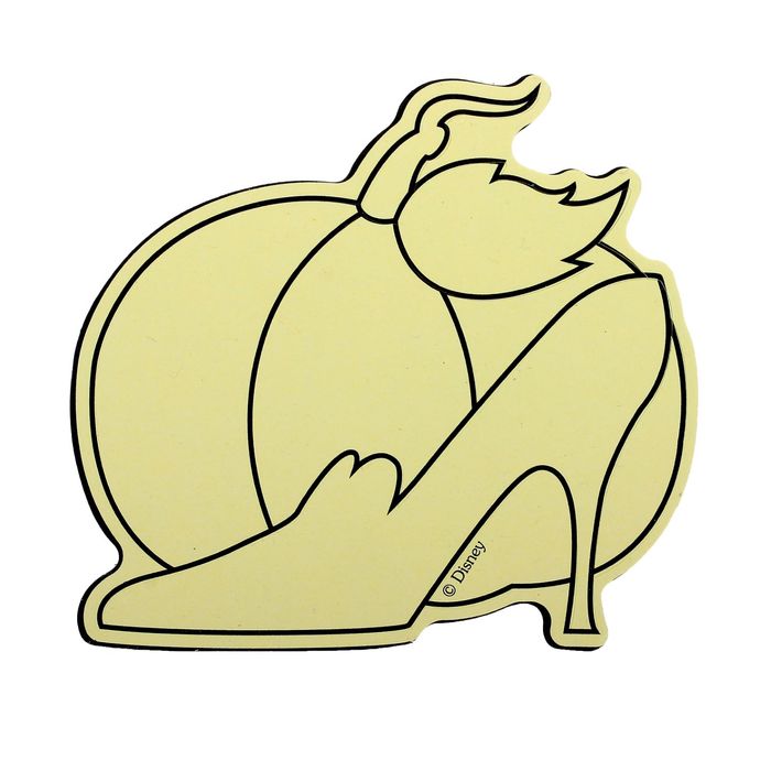 Фреска-открытка "Мечты сбываются" Принцессы: Золушка + 9 цветов по 2 гр., стек, блестки 2 гр