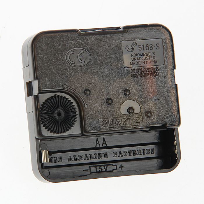 Набор: часовой механизм 5168s с подвесом, резьба 16 мм, тихий ход + комплект стрелок 41/59