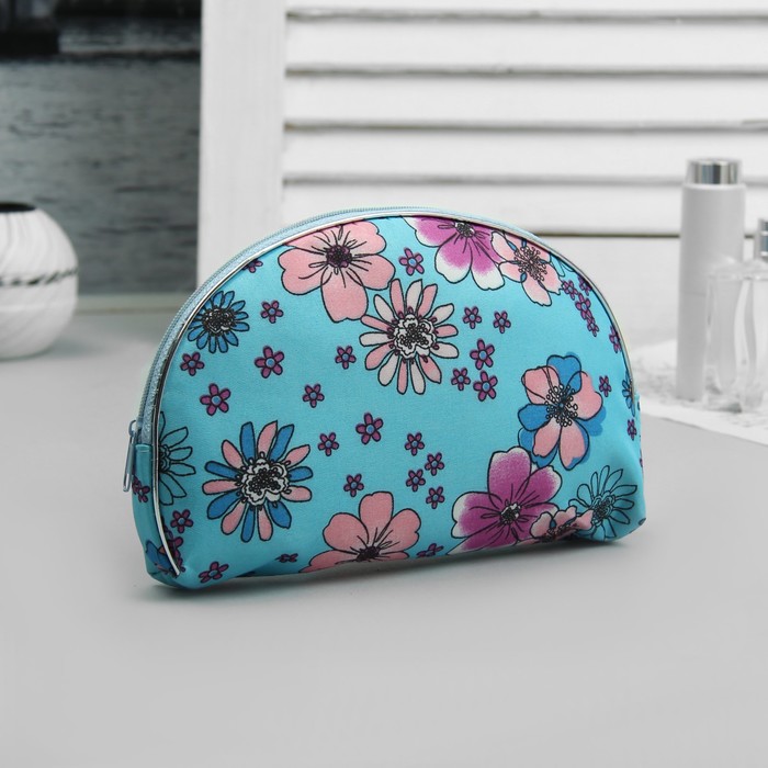 Набор косметичек 5 в 1 Цветение, цвет голубой