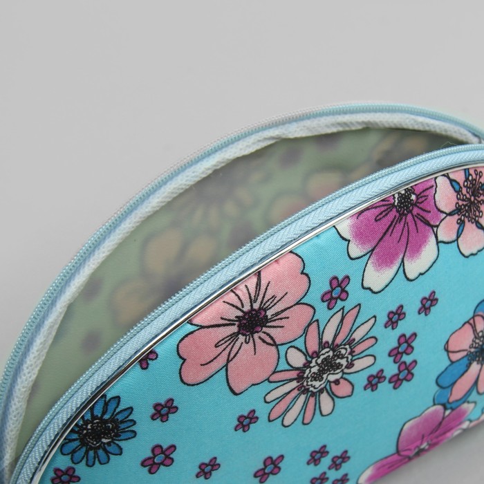 Набор косметичек 5 в 1 Цветение, цвет голубой