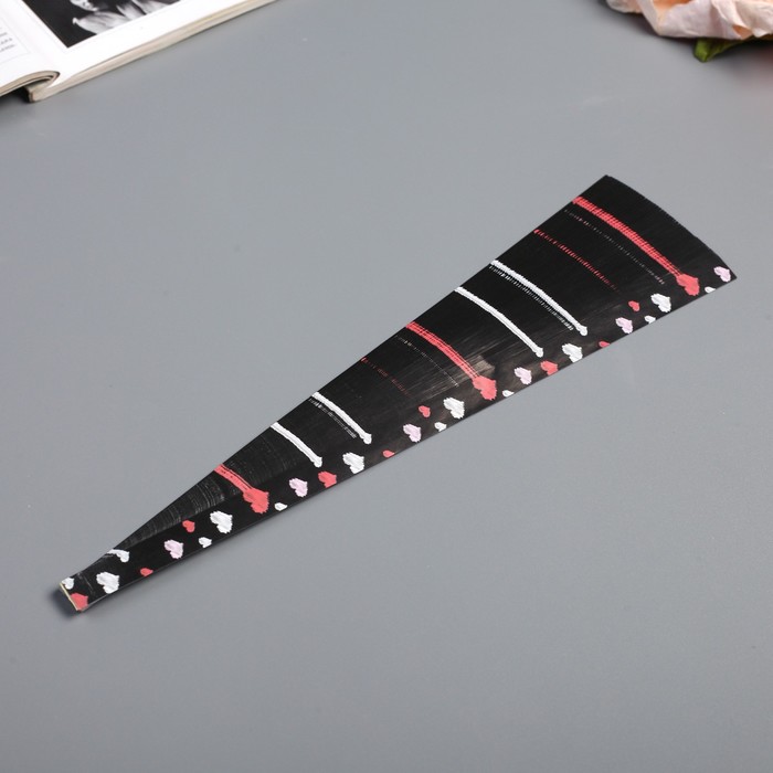 Полоски для квиллинга "Сердца" (набор 50 полосок) МИКС ширина 1,2 см длина 25 см