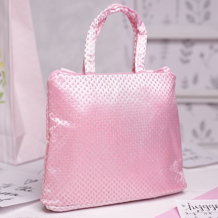 Сумка детская на молнии "Мила", 1 отдел, цвет розовый