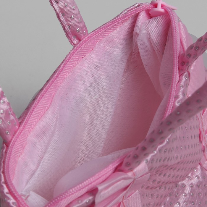 Сумка детская на молнии "Мила", 1 отдел, цвет розовый