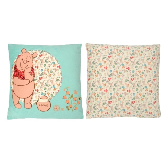 Подушка Disney в плюшевой наволочке 40*40см Винни и его друзья, рисунок МИКС, синтепон, п/э