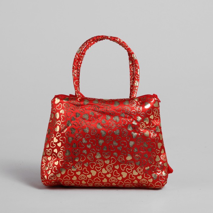 Сумка детская на молнии "Рита", 1 отдел, цвет красный