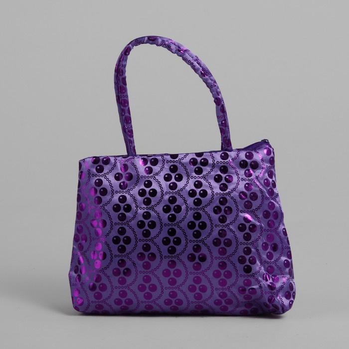 Сумка детская на молнии "Бабочка", 1 отдел, цвет фиолетовый