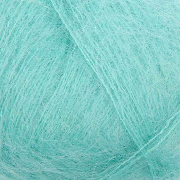 Пряжа "Kid mohair royal" 62% мохер, 38% полиамид 500м/50гр (457 лазурный)