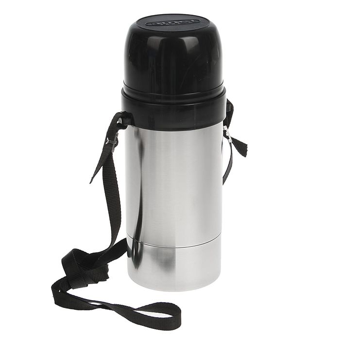 Термос "Дорожный" с узким горлом, 1.25 л, 55 °С, 6 ч, на ремне