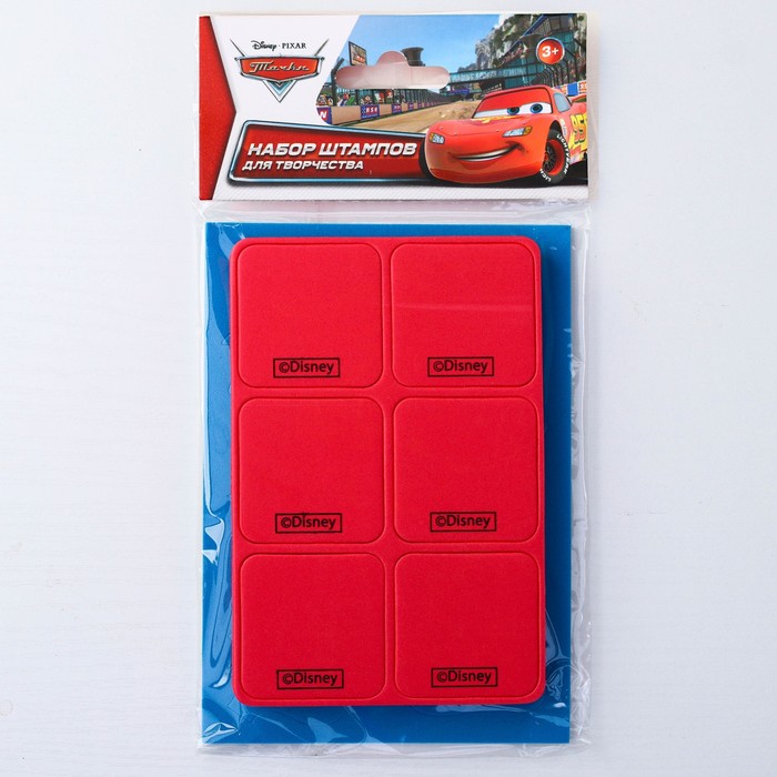 Штампы для творчества, Тачки 6 двустронних основ + 9 картинок