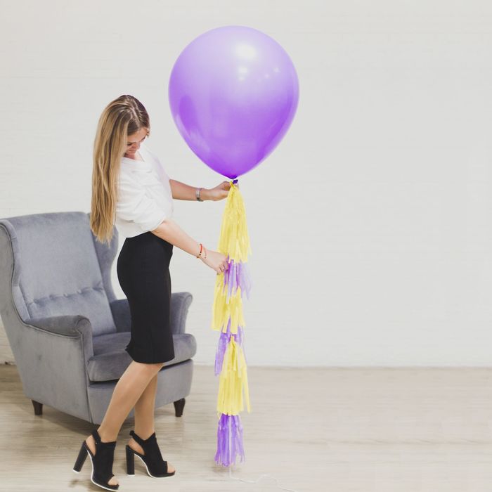 Шар воздушный с тассел-лентой "Загадка", 24"