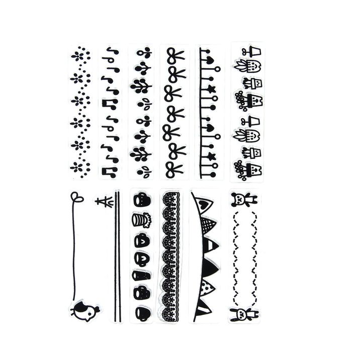 Набор печатей для эмбоссинга №3