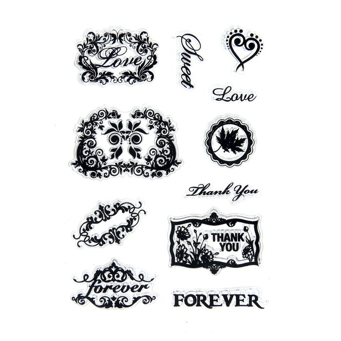 Набор печатей для эмбоссинга №5