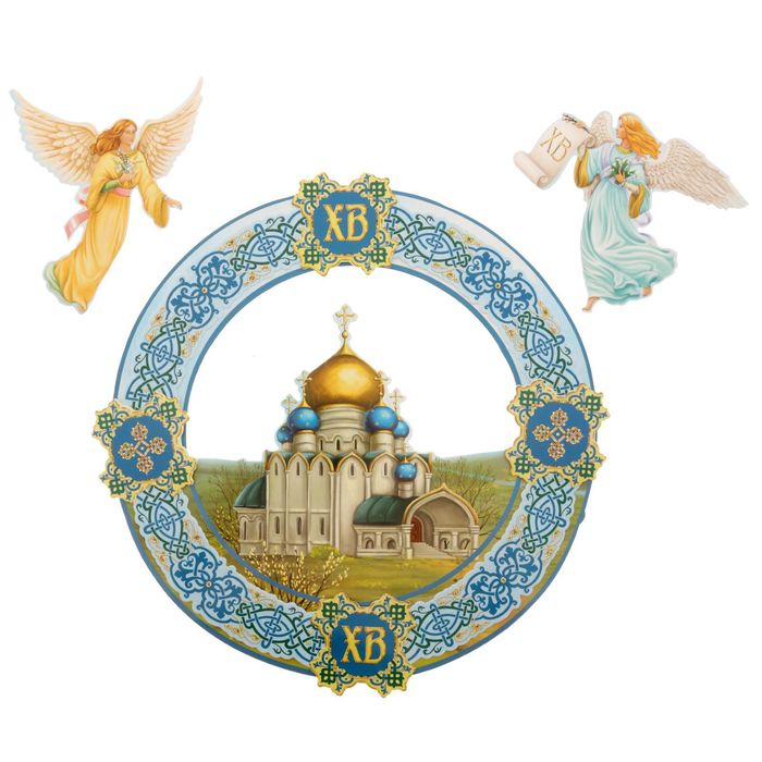 Венок для украшения «Храм", 25 х 25 см