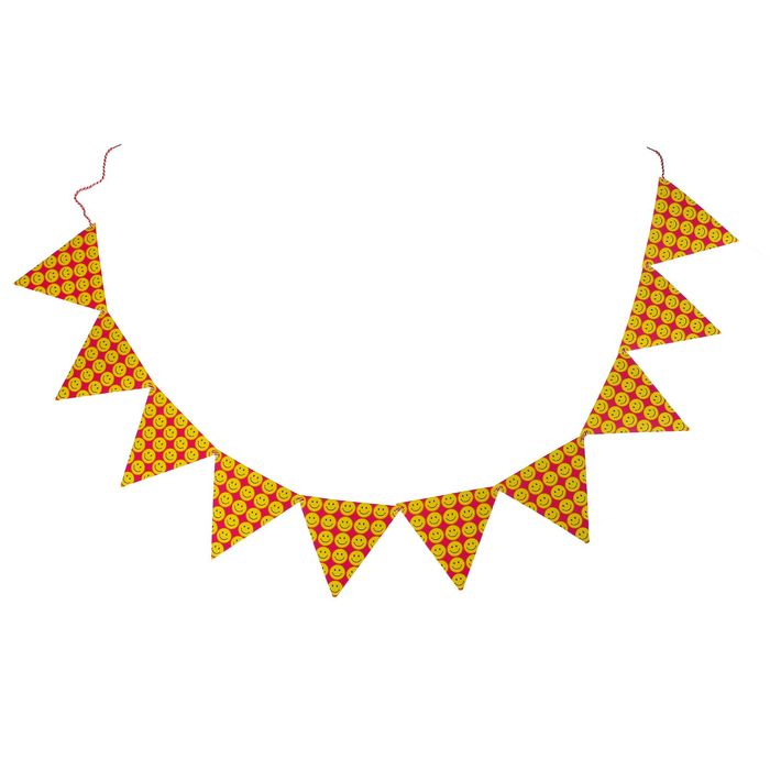 Гирлянда-вымпел "Смайлики" 200 см