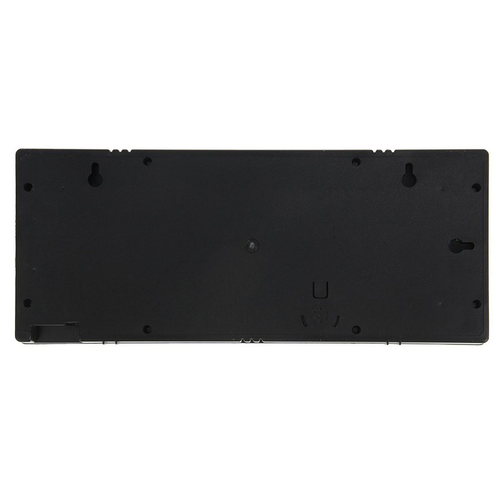 Часы настенные электронные: температура, будильник, календарь на английском, цифры красные