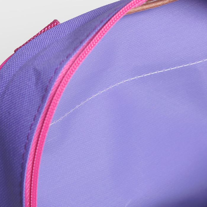 Сумка детская на молнии, 1 отдел, наружный карман, цвет сиреневый