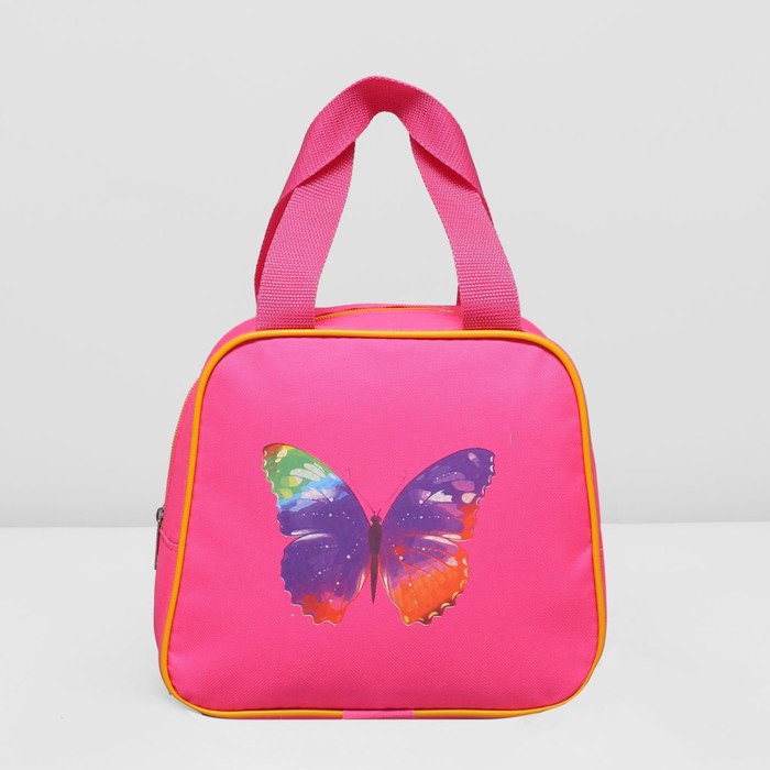 Сумка детская на молнии, 1 отдел, наружный карман, цвет розовый