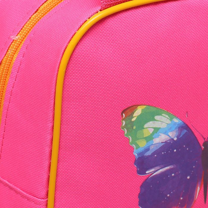 Сумка детская на молнии, 1 отдел, наружный карман, цвет розовый