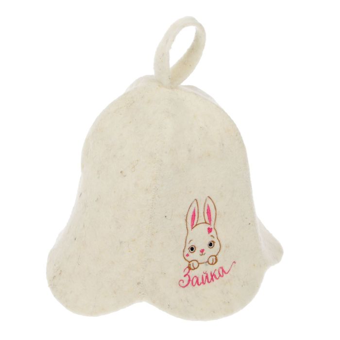 Набор банный детский "Зайка": коврик и шапка