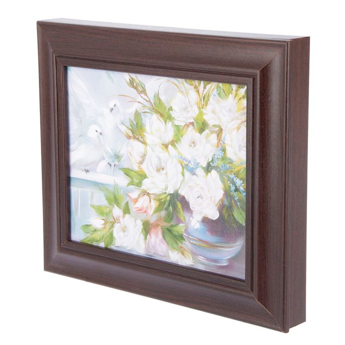 Ключница "Белые голуби", венге