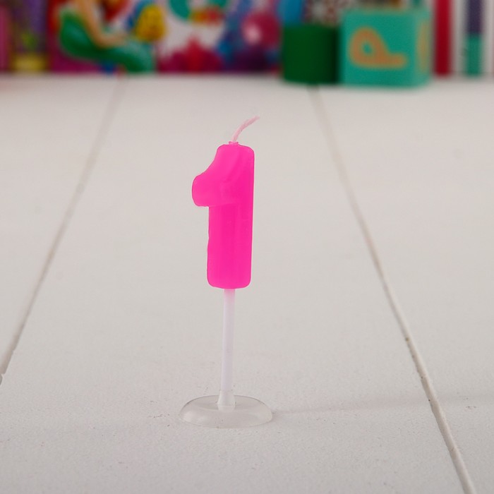 Свеча в торт Дисней "1 год", Принцессы