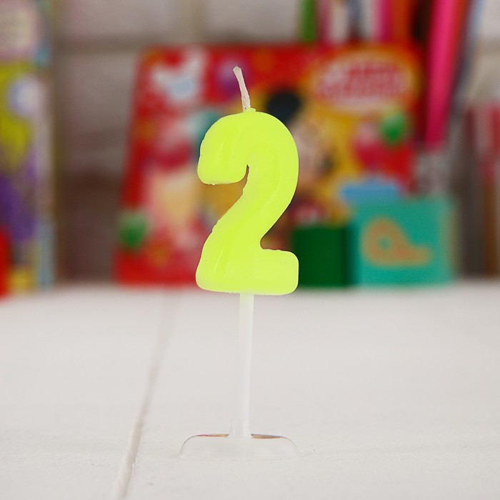 Свеча в торт Дисней "2 года", Микки Маус