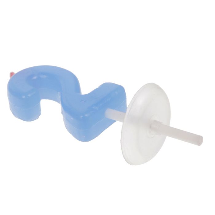 Открытка со свечой для мальчиков "2 годика"