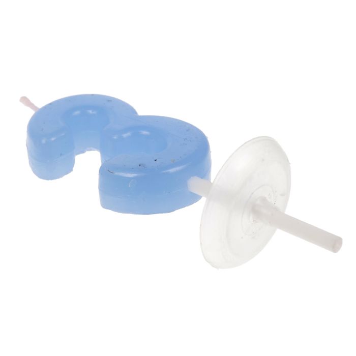 Открытка со свечой для мальчиков "3 года"