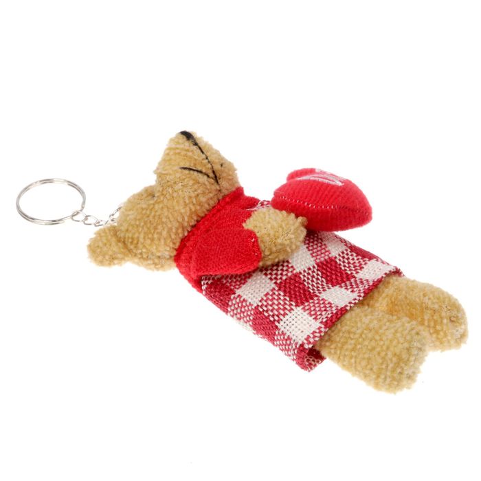 Мягкая игрушка, мишка в платье "Оля"