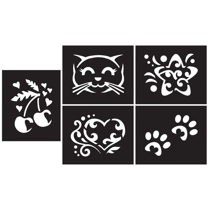 Набор для создания тату блёстками № 2