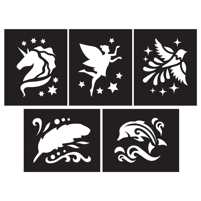 Набор для создания тату блёстками № 4