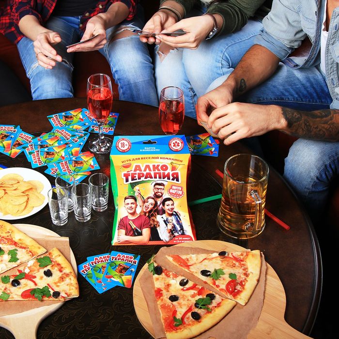 Игра алкогольная с фантами "Алкотерапия", фартук медсестры