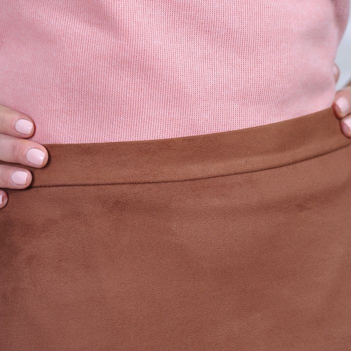 Юбка женская 5794, размер 44, рост 164 см, цвет коричневый