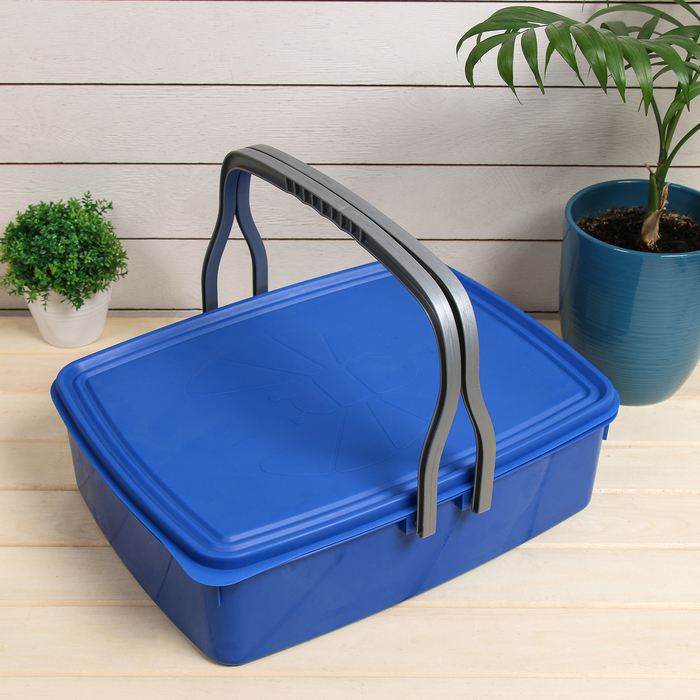 Набор для рассады: стаканы - 12 шт. по 500 мл, контейнер с крышкой 40 х 34 х 13 см, 10л