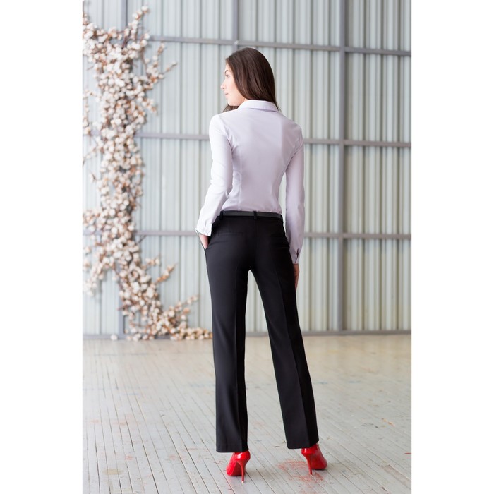 Брюки женские 5741, размер 46, рост 164 см, цвет чёрный