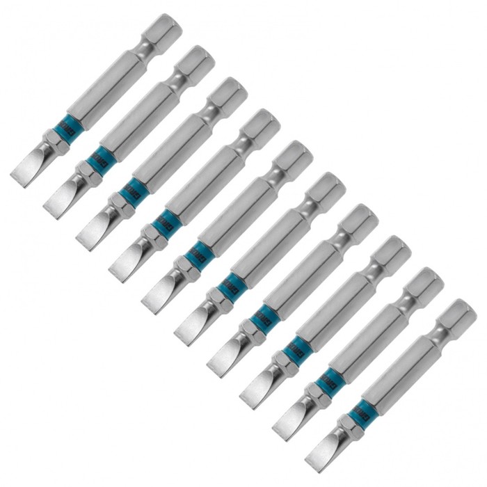 Набор бит GROSS, SL5,0х50, сталь S2, 10 шт