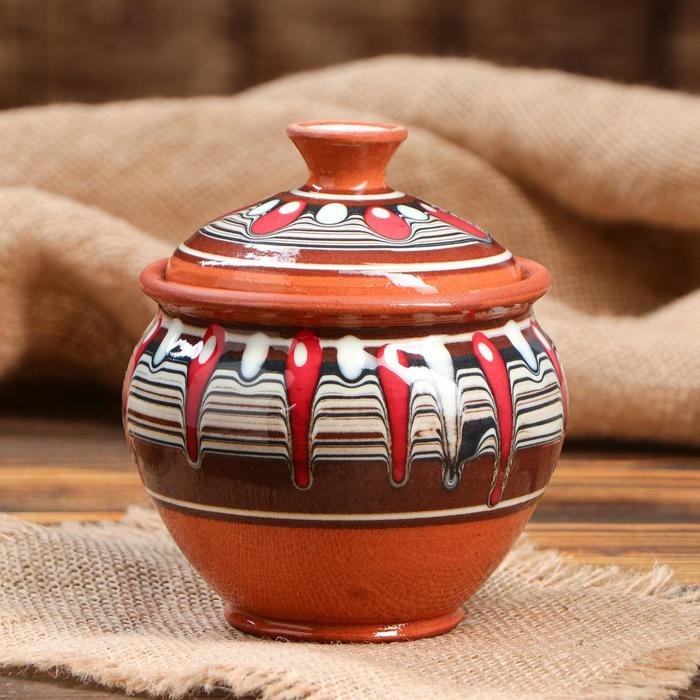 Горшочек для запекания "Гончарный", 0,5 л, микс