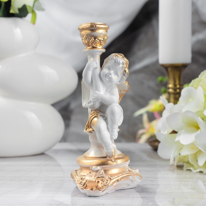 Статуэтка "Ангел маленький №13" золото 18 см