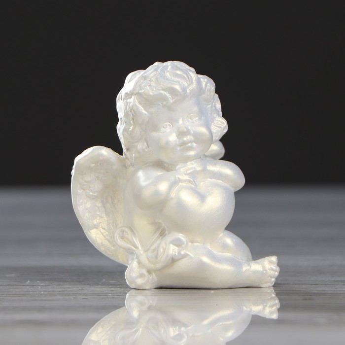 Статуэтка "Валентинка 1" перламутровая, 5,5х8х8,5 см