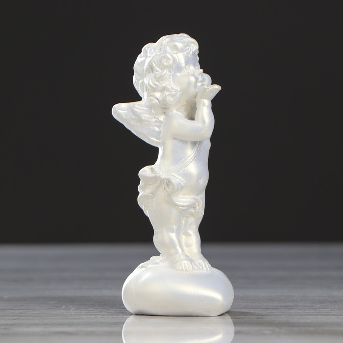 Статуэтка "Воздушный поцелуй" перламутровая, 5,5х5,5х14 см