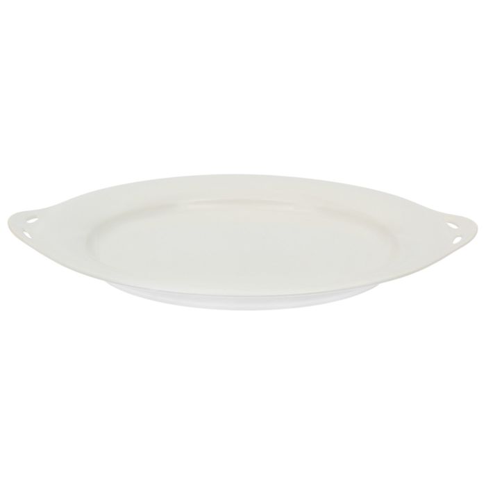 Блюдо с ушками белое, 36 см