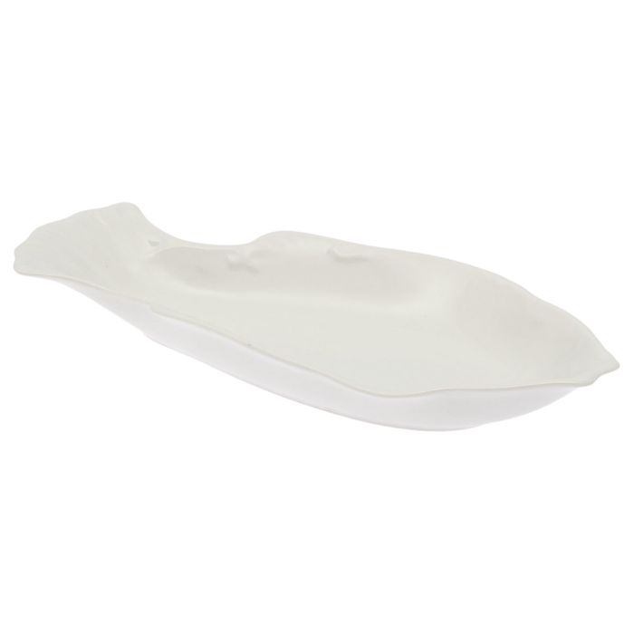 Селедочница "Рыбка" средняя, белая, 22 см