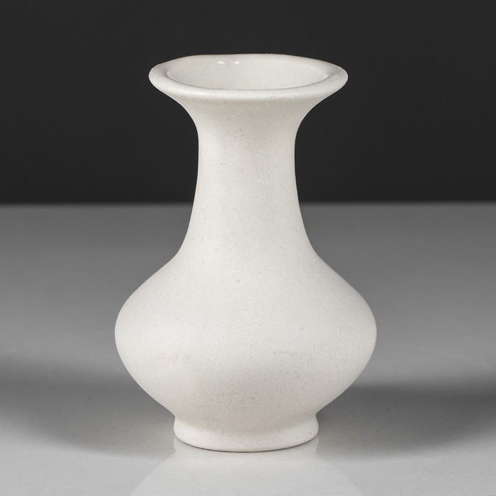 Ваза малая "Чекушка" белая