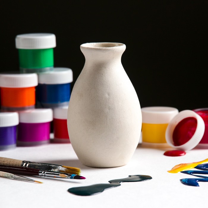 Ваза малая "Ева" белая