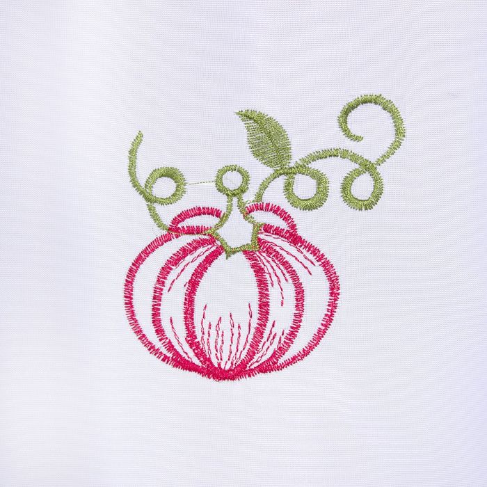 Тюль для кухни "Этель" Тыква 140х200 см, 1 шт. 100% п/э